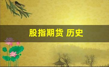 股指期货 历史(股指期货历史)_https://www.dcjwmf.com_上期所_第1张